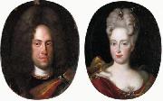 Johann Wilhelm von Neuburg with his wife Anna Maria Luisa de' Medici Jan Frans van Douven